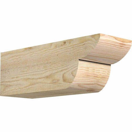 Ekena Millwork Crestline Rough Sawn Rafter Tail, Douglas Fir, 6"W x 6"H x 18"L RFT06X06X18CRE00RDF